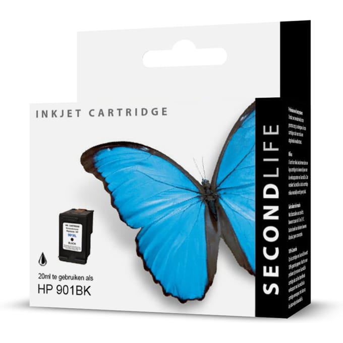 SecondLife - HP 901 XL Black
