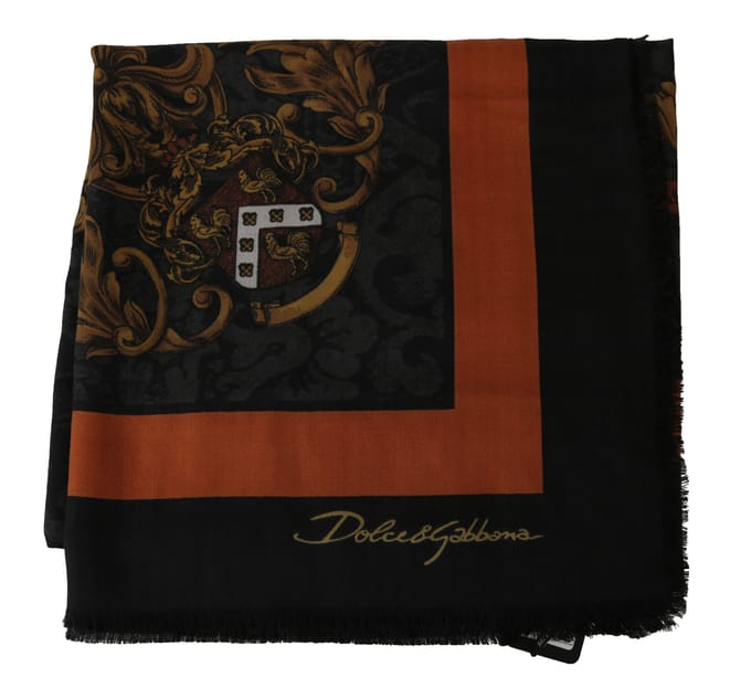 Dolce & Gabbana Multikleur Print Wikkel Sjaal Kasjmier Sjaal