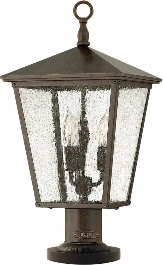 Hinkley Mini LED Tuin Pilaar Trellis | 3X E14 Max 60W | IP44 (Outdoor) | Regency Bronze