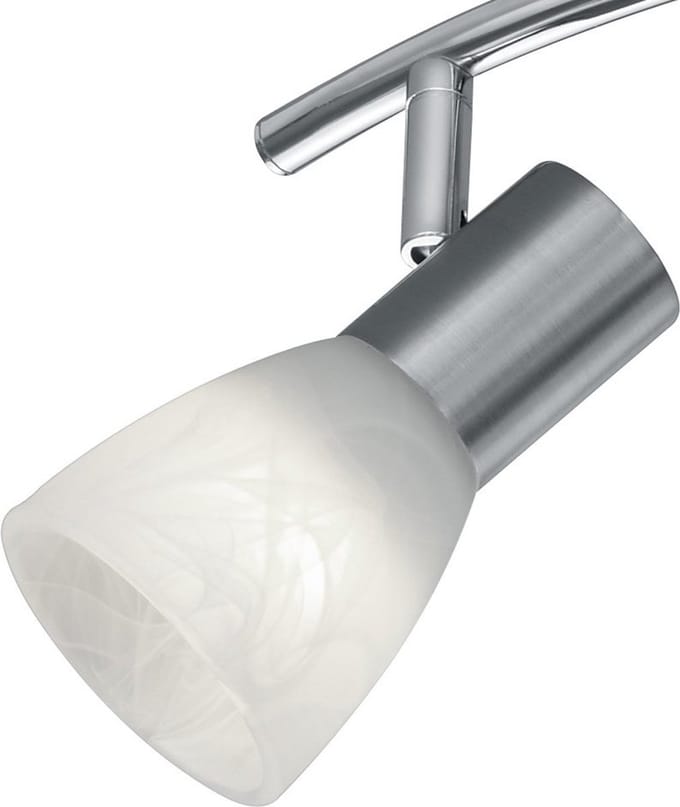 Trio Leuchten Levisto - Plafondlamp - 3 lichts - L 550 mm - staal