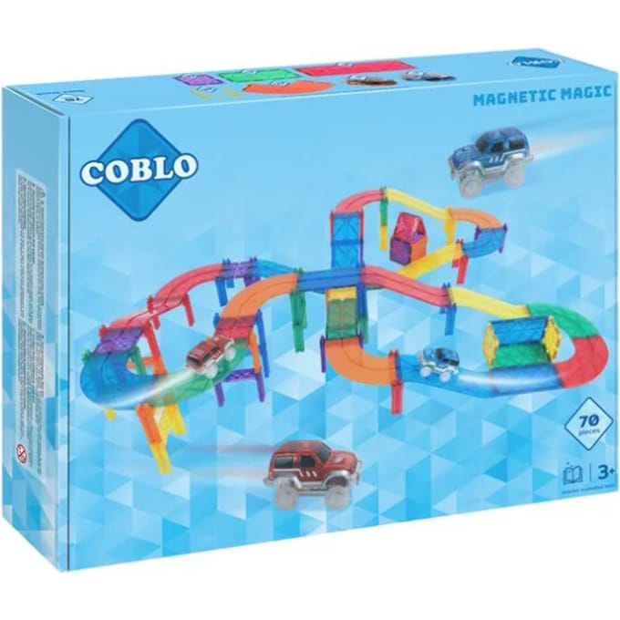 Coblo Classic magnetisch racebaan 70 stuks