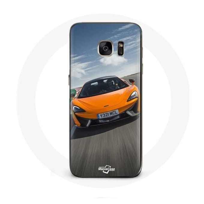 Case voor Samsung Galaxy S7 Edge Formule 1 McLaren Oranje