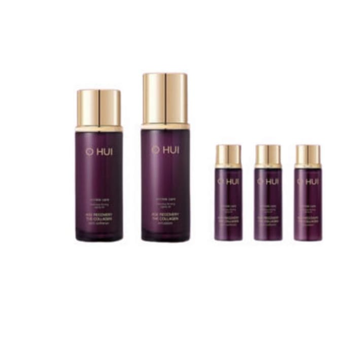 O HUI Ensemble Régénération Age Adoucissant pour la Peau 100ml + Émulsion 100ml Softener100ml+Emulsion100ml black