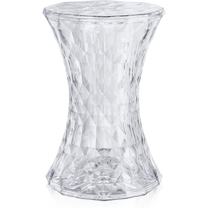 Kartell - Stone kruk - glashelder - transparant