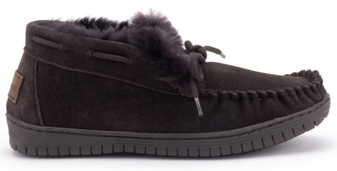 Warmbat Bunya Suede Dames Sloffen - Bruin