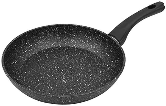 Krasbestendige koekenpan 28 cm met antiaanbaklaag en aluminium constructie