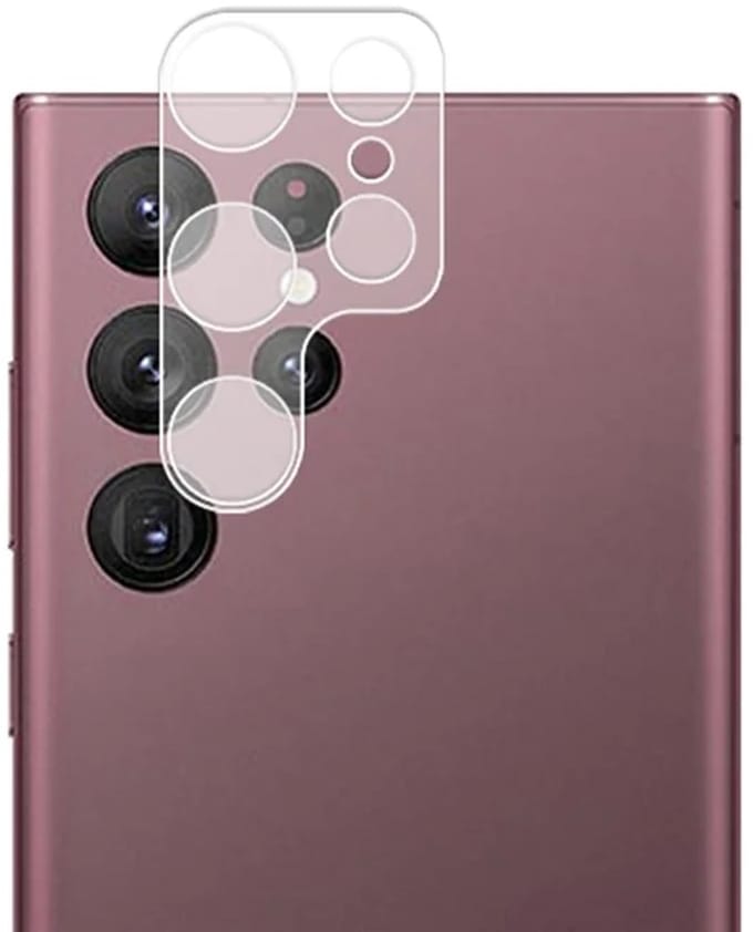 Camera lens Protector 3x Geschikt voor: Samsung Galaxy S25 Ultra - screen protector - glas - bescherm je camera - beschermglas - Transparant