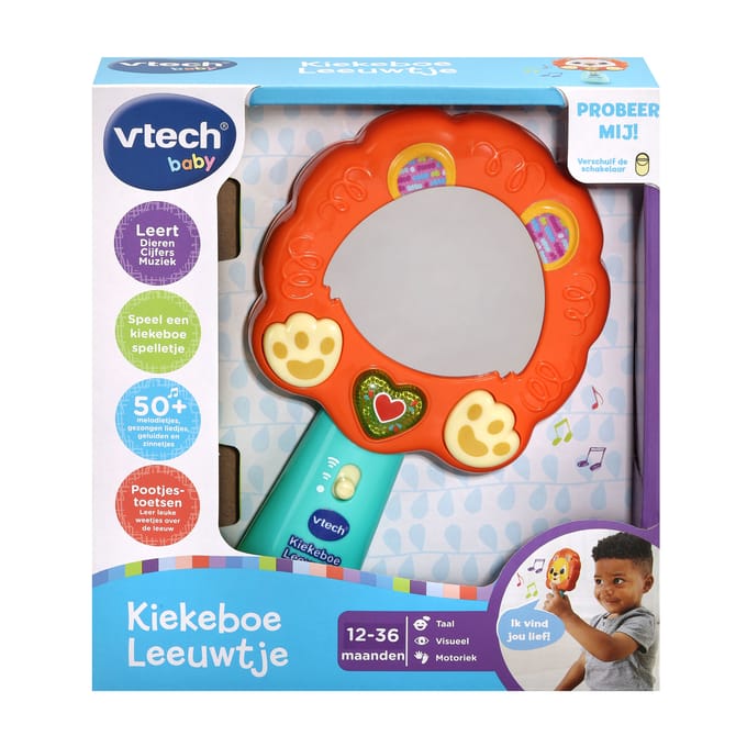 VTech Baby Kiekeboe Leeuwtje - Kruipspeelgoed - 1 tot 3 Jaar