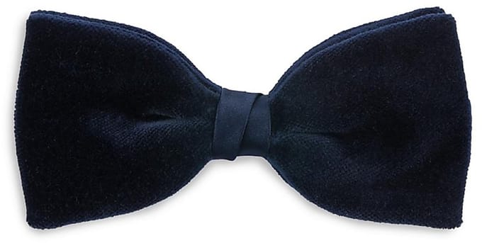 Sir Redman - Strikken - fluwelen strik navy - navy blauw