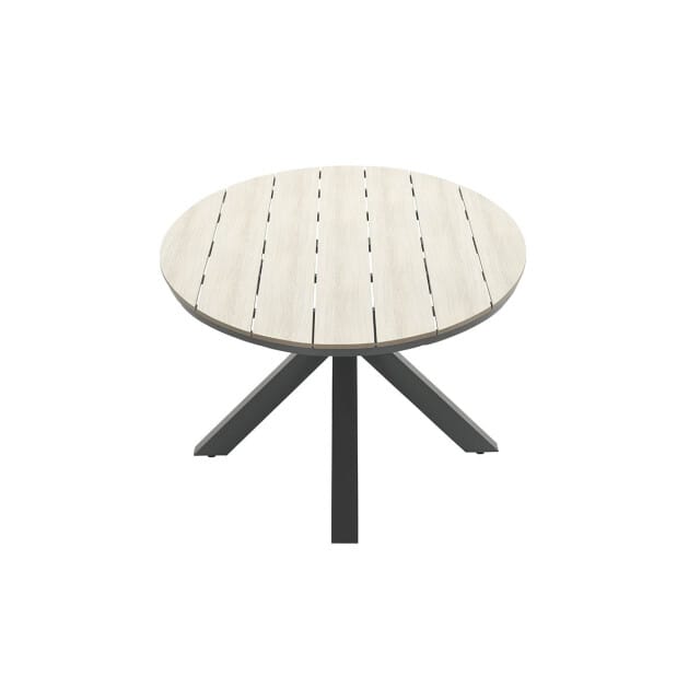 Garden Impressions Tuintafel Edison Light Teak Vironwood-Carbon Black 280 x 140 cm