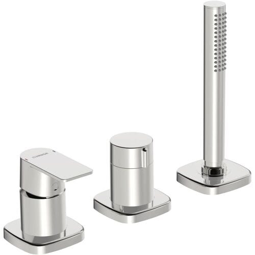 Hansastela ready-mounted set single-lever mixer 3-hole 57319173