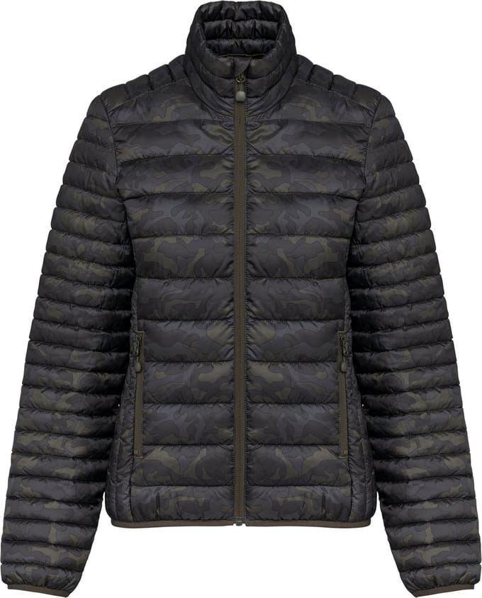 Kariban Ladies' lightweight padded jacket K6121 - Jungle Camo - XL