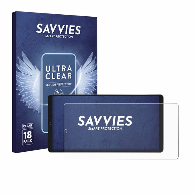 Savvies - Screenprotector voor Shelly Wall Display X2i - Folie Beschermfolie transparant 18 Stuks