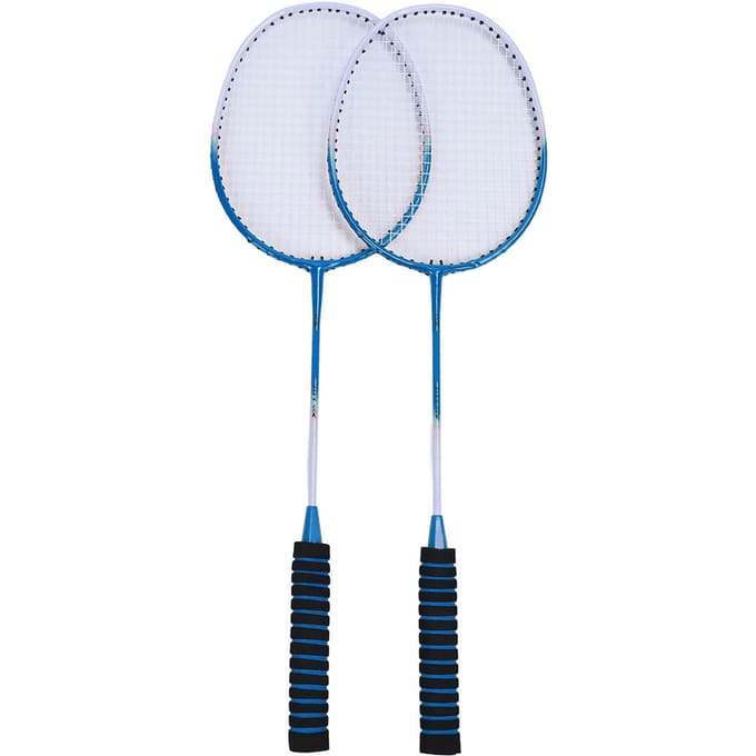 Set de Badminton Professionnel Raquette de Badminton en Alliage avec 3 Volants Sac de Transport pour Débutant