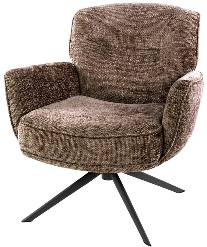 AnLi Style Fauteuil Forza draaibaar - Hoven champagne