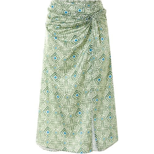 ESMARA Satijnen dames rok (Groen/print, 40)