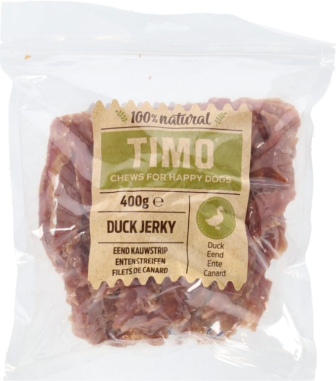 Timo Eend Kauwstrip - Hondensnacks - Eend 400 g