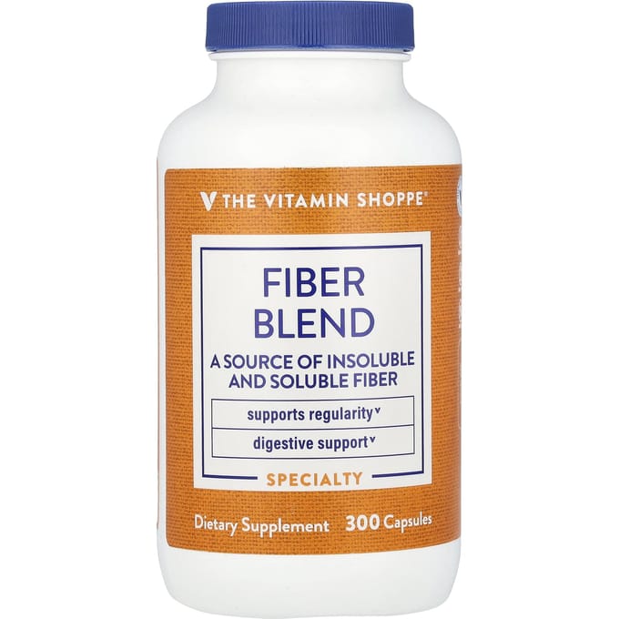 The Vitamin Shoppe, Mélange de fibres, 300 capsules