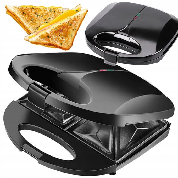 Pingyang Rongrong - Sandwichmaker - 750W - Non-Stick - Zwart