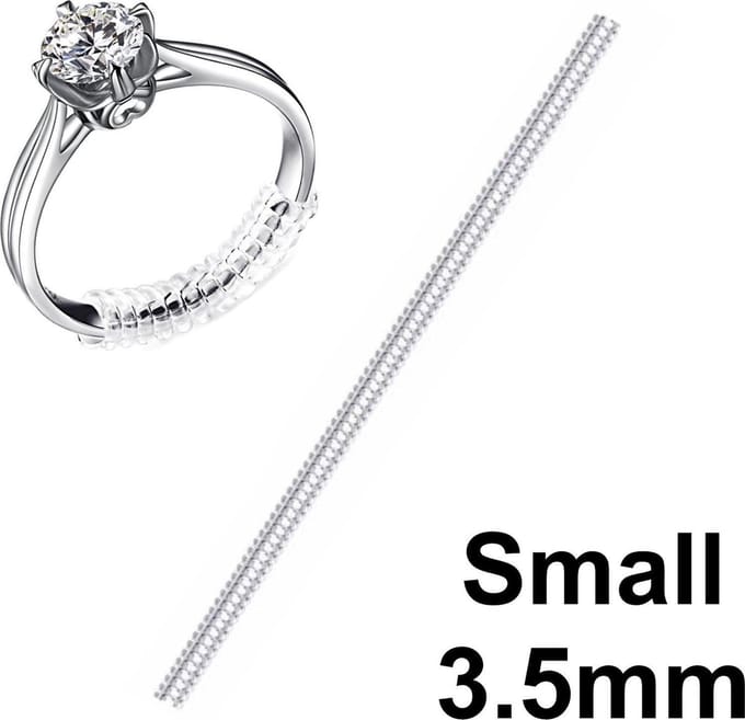 Fako Bijoux® - Ringverkleiner - Ring Verkleiner Onzichtbaar - Ring Adjuster - Transparant