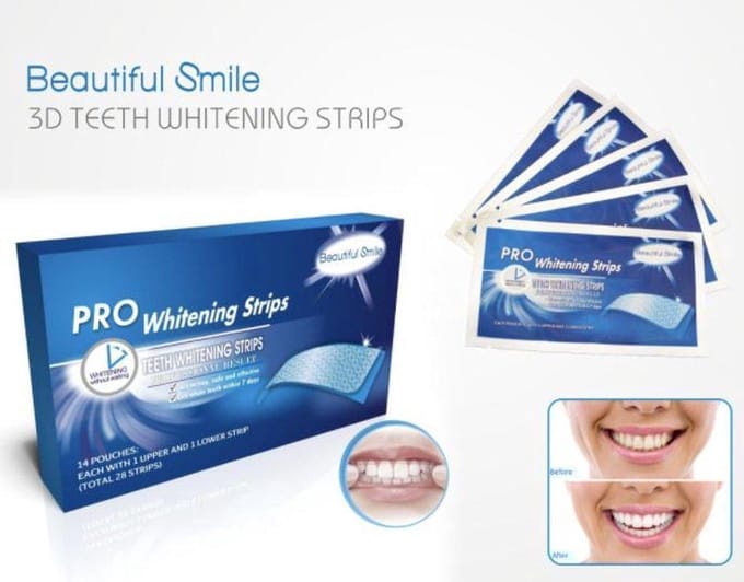 Pro Whitening strips - Tanden bleek strips - 28 Teeth Whitening strips - Tandenblekers