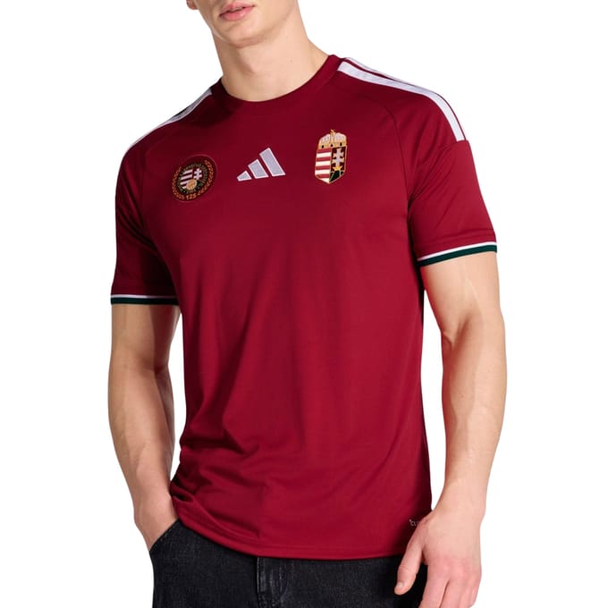 Adidas Hungary Truien/Replica's Heren - Rood - Maat S - Poly Mesh