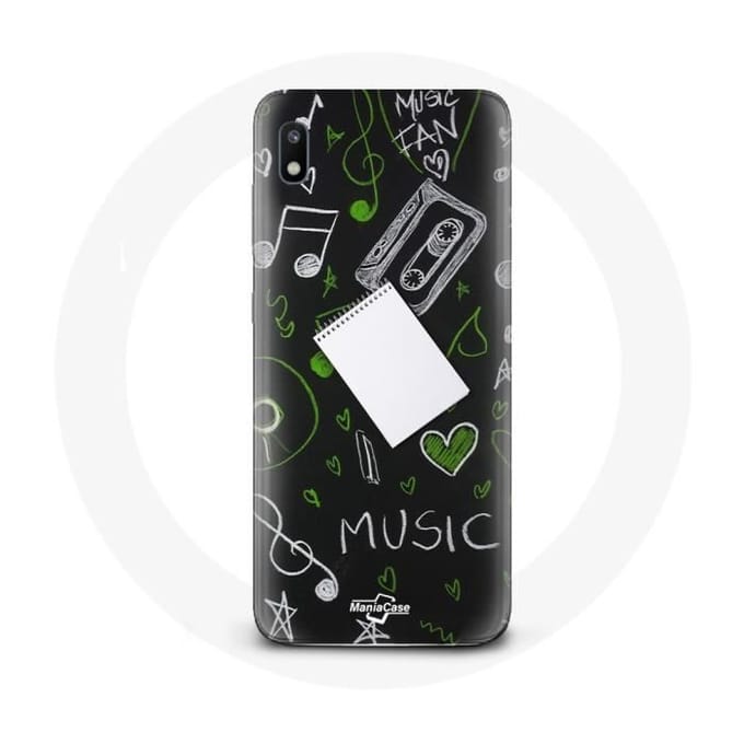 Hoesje voor Samsung Galaxy A10 Muziek-solsleutel