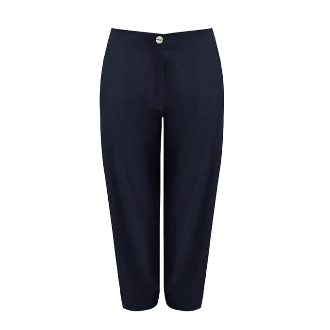 Barrelbroek met elastische taille aan de achterkant dames Mat Fashion
