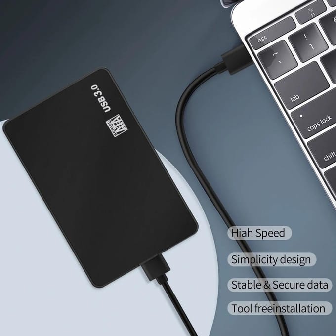 USB 3.0 naar 2.5 Inch Harde Schijf Behuizing SATA HDD SSD Behuizing Mobiele Harde Schijf Behuizing 5Gbps Externe Opslag HDD Box voor PC Laptop Smartphone white