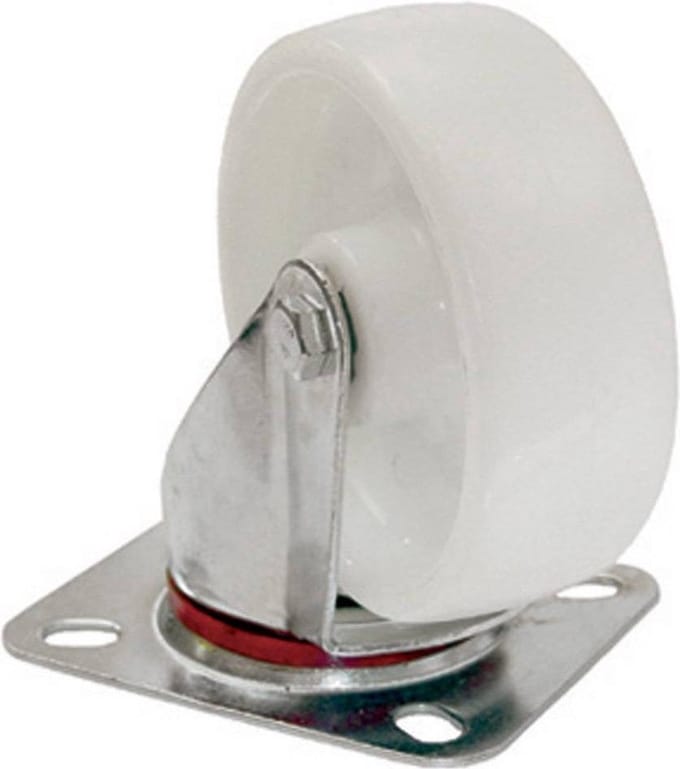 Tooltech Zwenkwiel 125 mm - Nylon - Draagkracht 150 kg