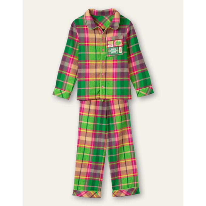 Oilily Epuul pyjama- maat116/6yr Groenery