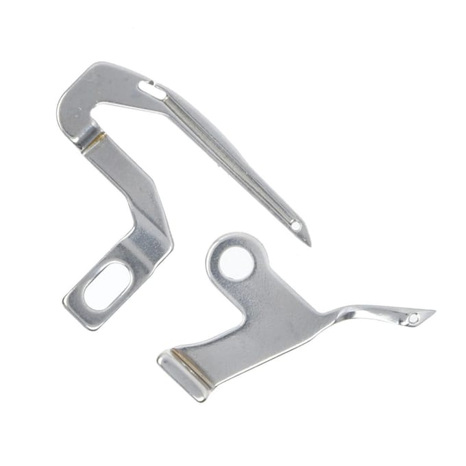 2 stuks multifunctionele huishoudelijke overlock-looper, legering-looper, naaimachine-accessoires, looper white