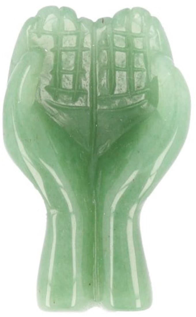 Cadeau handen Aventurijn groen