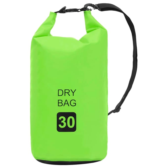 vidaXL - Drybag - 30 - L - PVC - groen