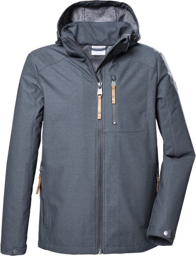 Killtec heren softshell jas - zomer jas heren softshell - 41491 - blauw/grijs - maat 4XL