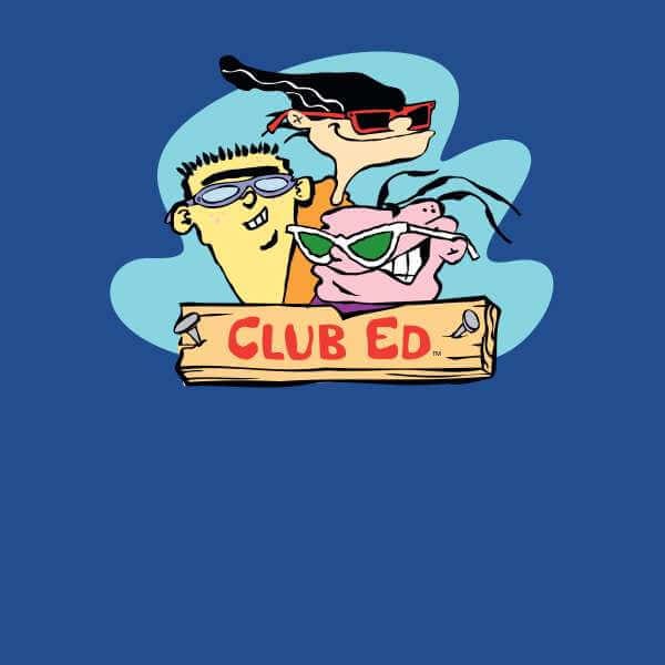 Ed, Edd n Eddy Club Ed Men's T-Shirt - Royal Blue - S