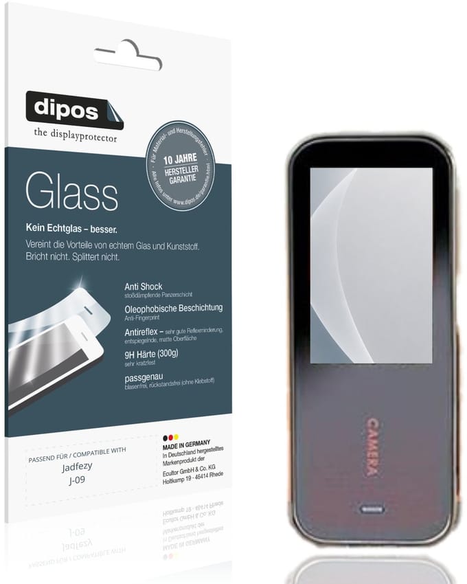 dipos – 2x Matte Pantserfolie geschikt voor Jadfezy J-09 | 9H Screenprotector
