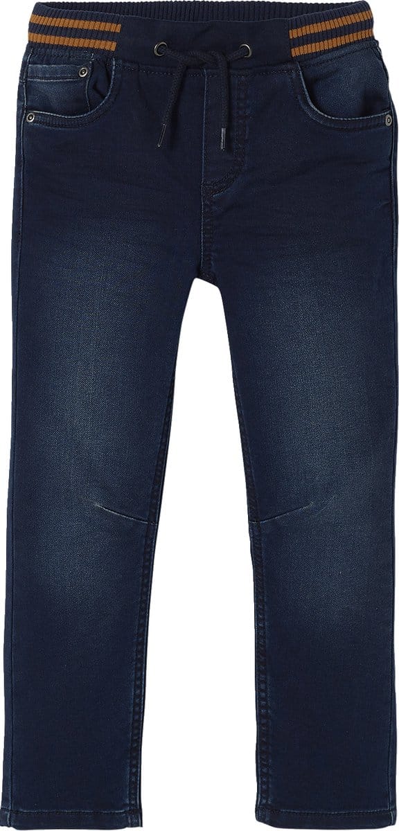 Vertbaudet Rechte fleecebroek jongens denim look