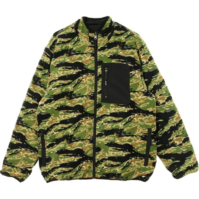 Milton Rev Polar Fleece Tiger Camo fleecejack voor heren