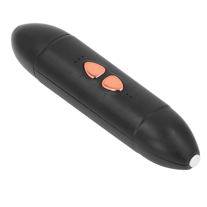 Itch Soother Device Antipruritic Device 2 in 1 Electric Itch Relief Heated Vibrating Hot Bite black