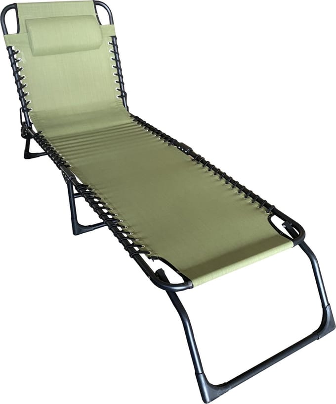 Ligbed Vita Bahia met kussen - groen