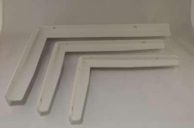 Duraline Plankdrager Zwaarlast Wit 20x25cm