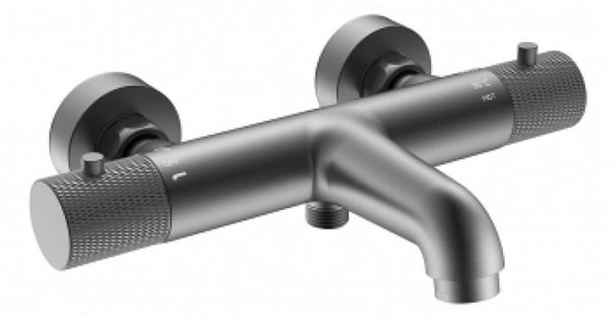 Sanifun bad thermostaatkraan Girmay Gunmetal