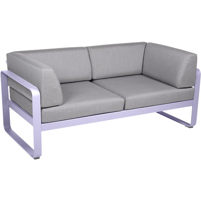 Fermob BELLEVIE club sofa 2 zits - D1 Marshmallow - 79 Flanelgrijs