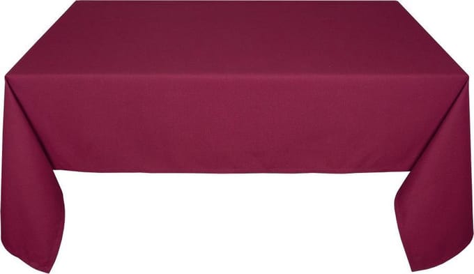 Treb Horecalinnen Tafelkleed Maroon 178x178cm - Treb SP