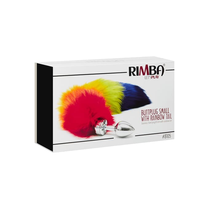 Rimba - Buttplug RVS Klein Met unicorn staart