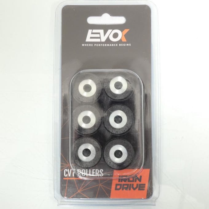 Evok Iron Drive Cvt 23 X 18 Mm 27g Variatorrollen Zilver 23 x 18 mm / 27 g