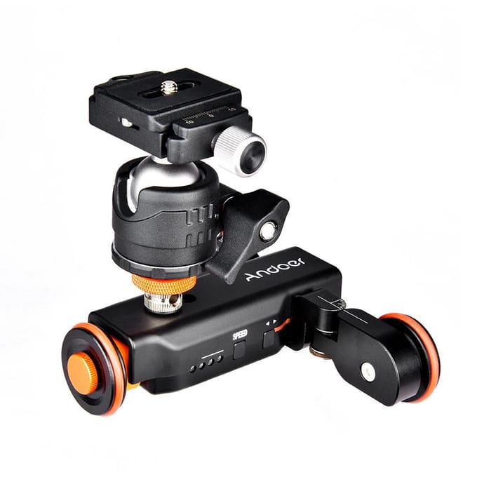 Dolly vidéo motorisé sans fil pour caméra L4 PRO pour Canon Nikon Sony noir
