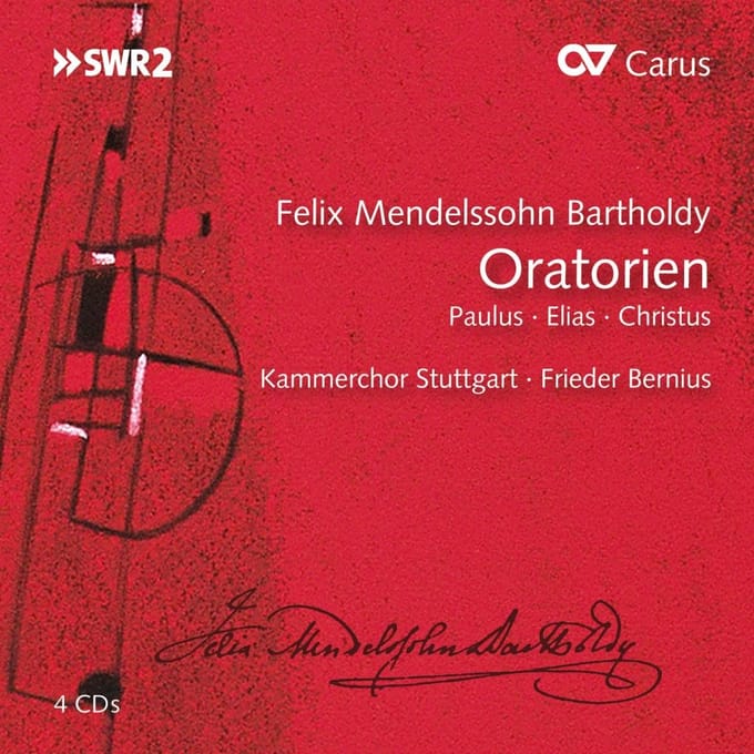 Kammerchor Stuttgart, Frieder Bernius - Oratorios Paulus Elias Christus (4 CD)