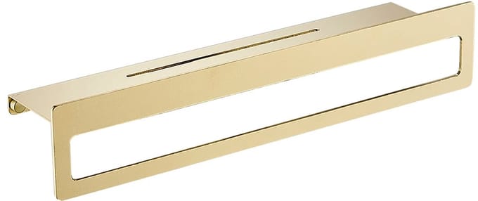 Handdoekrek 43 cm mat goud